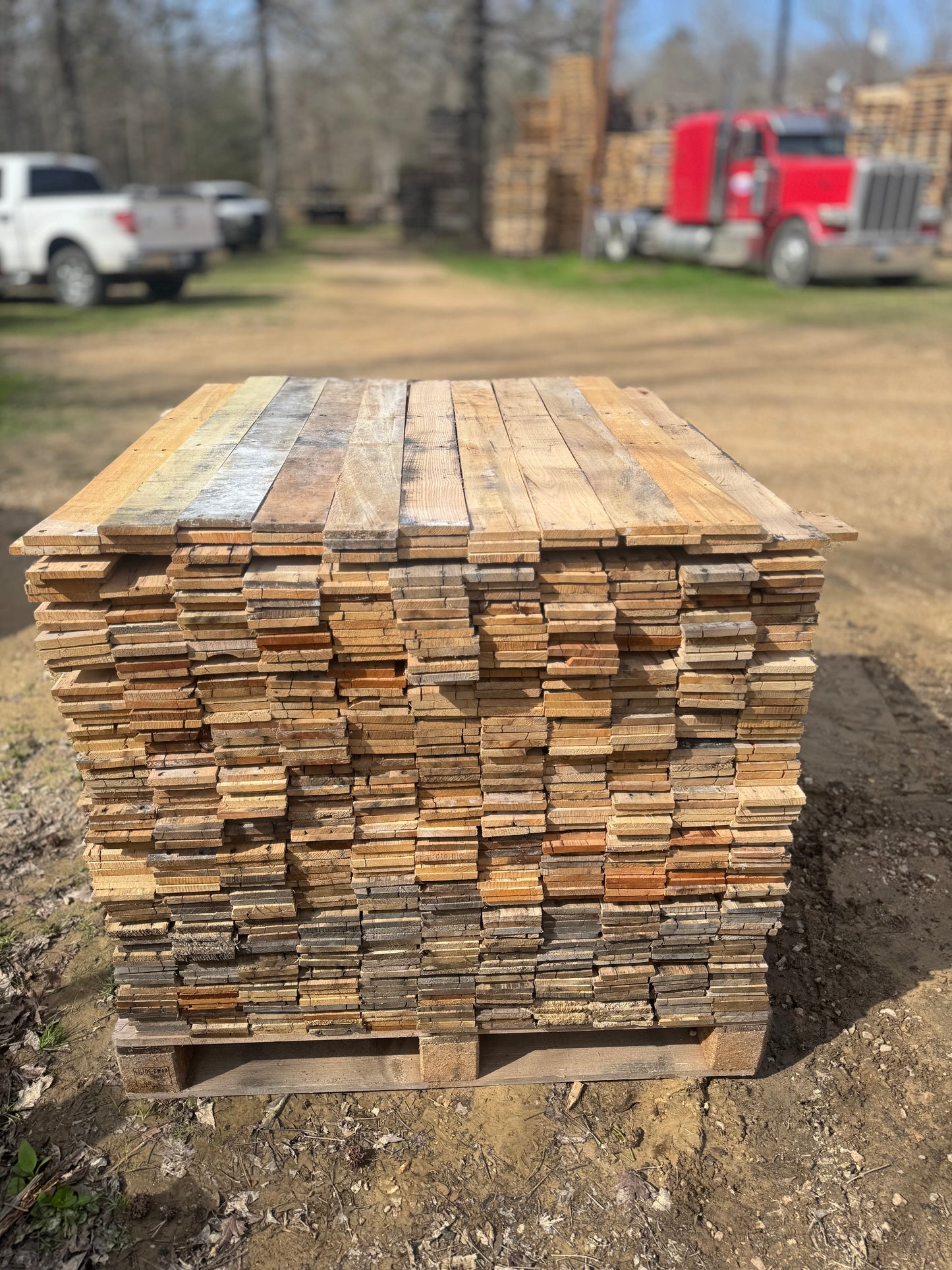 125 Square Feet of Reclaimed Wood Pallet Boards