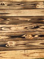 Torched Pine Boards (40" x 5.5" x 1/2")
