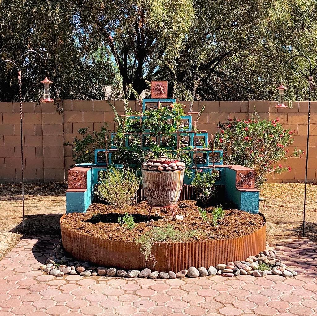 Corrugated Metal Landscape Edging