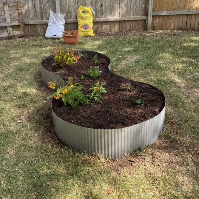 Corrugated Metal Landscape Edging