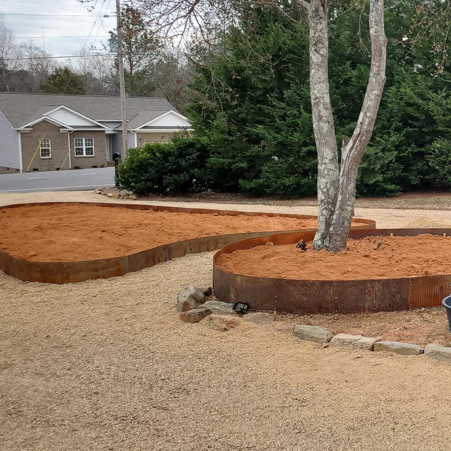 Corrugated Metal Landscape Edging