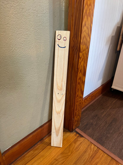 Plank Pal | Custom Wooden Plank Buddy | Funny Gag Gift