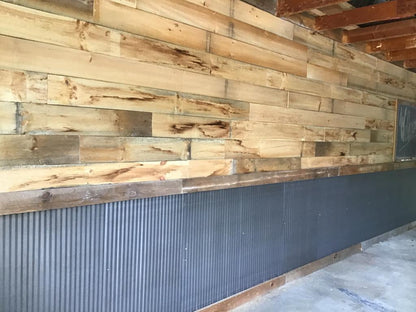 Colorado Corrugated Metal Wainscoting