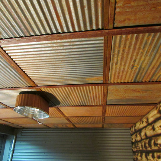 Colorado Corrugated Metal Ceiling Tiles