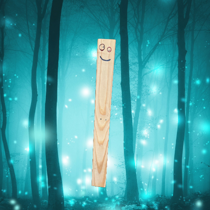 Plank Pal | Custom Wooden Plank Buddy | Funny Gag Gift