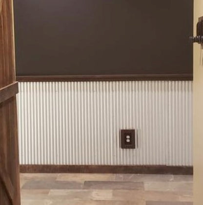 Colorado Corrugated Metal Wainscoting