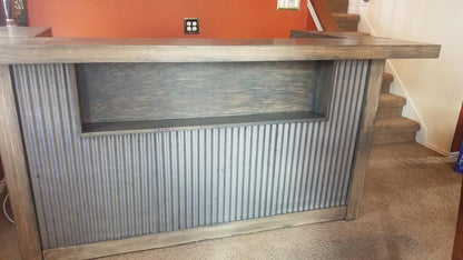 Colorado Corrugated Metal Wainscoting