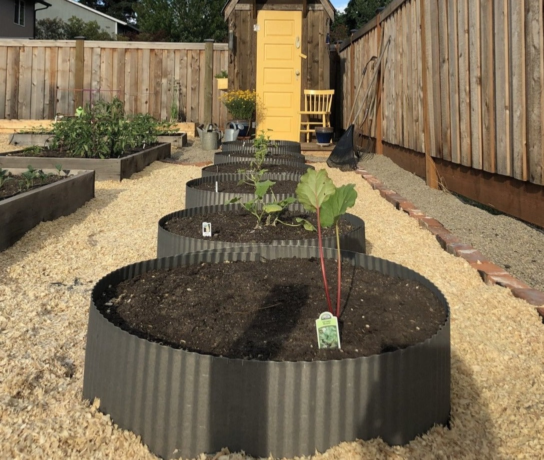 Corrugated Metal Landscape Edging