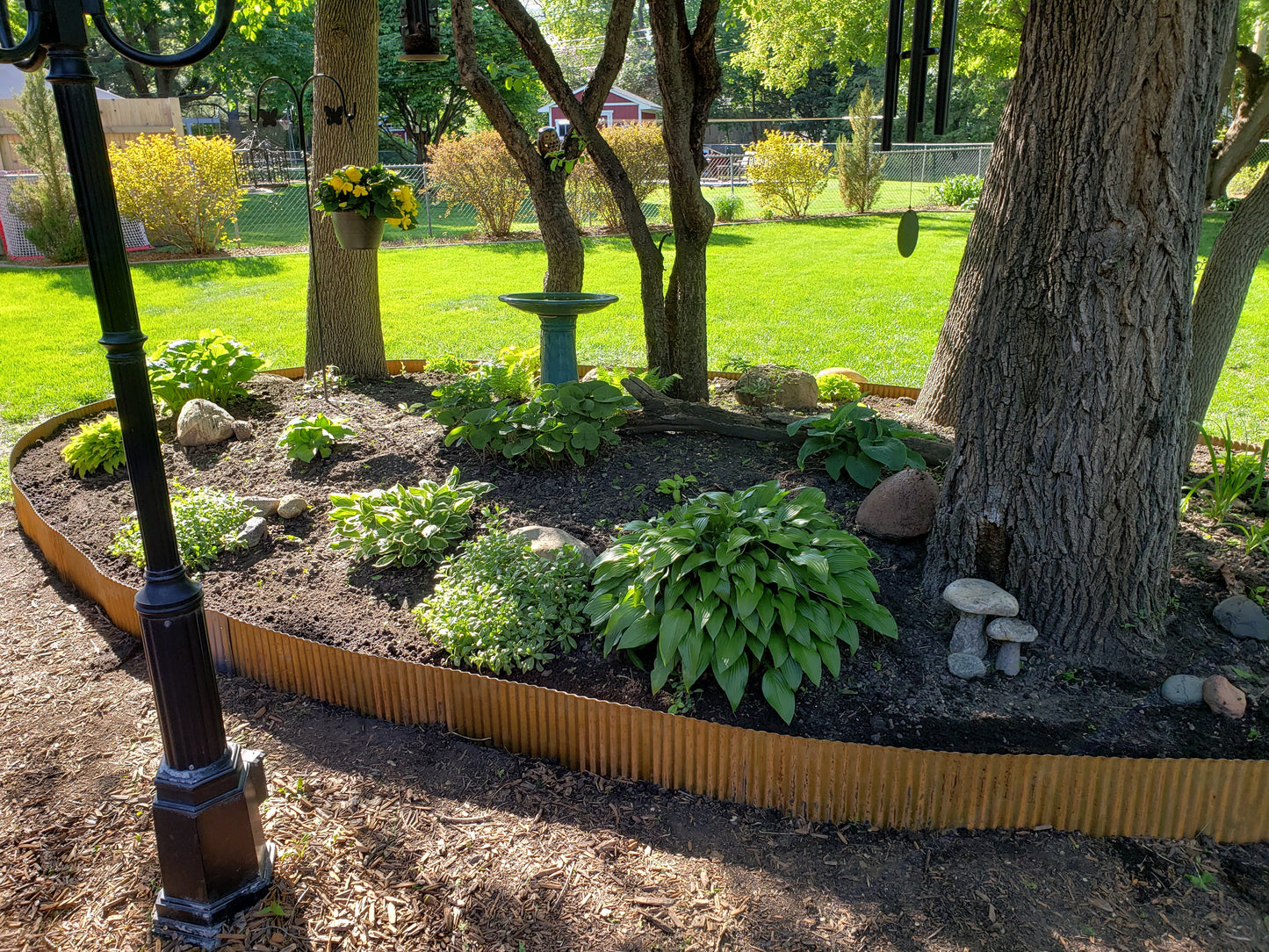 Corrugated Metal Landscape Edging