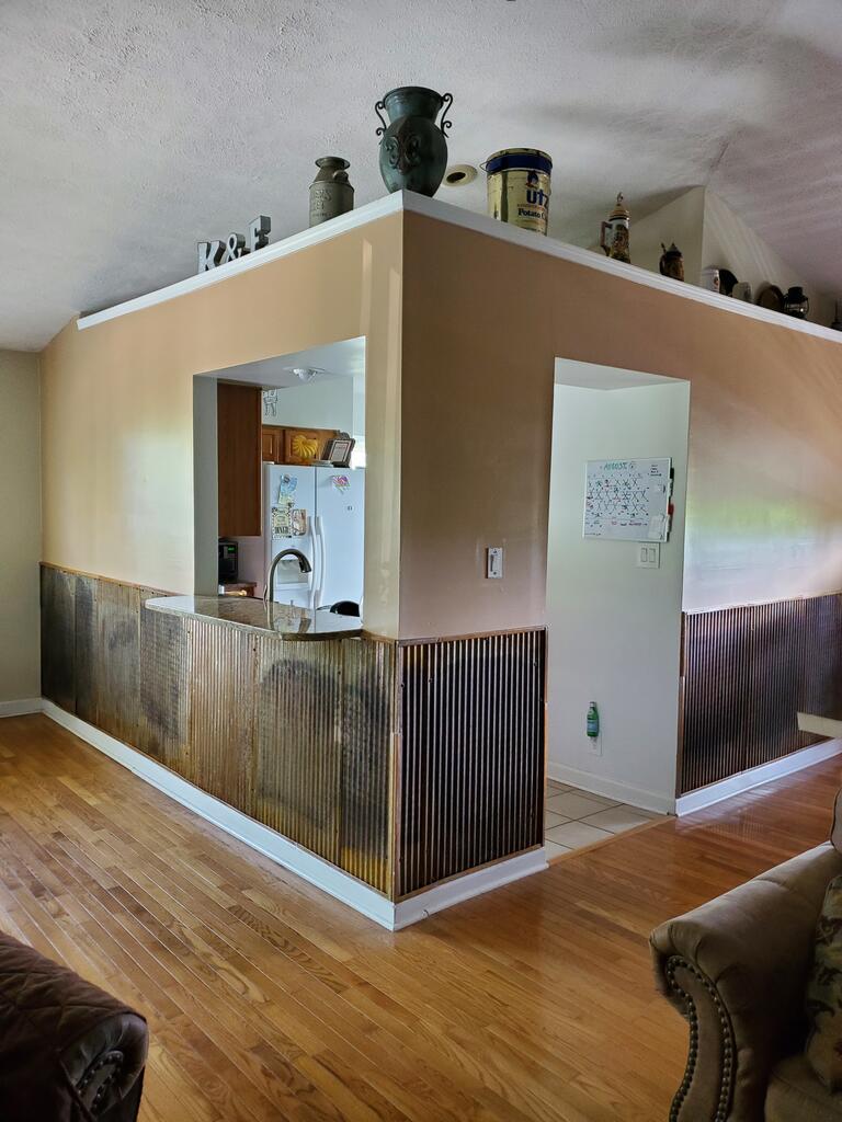 Colorado Corrugated Metal Wainscoting