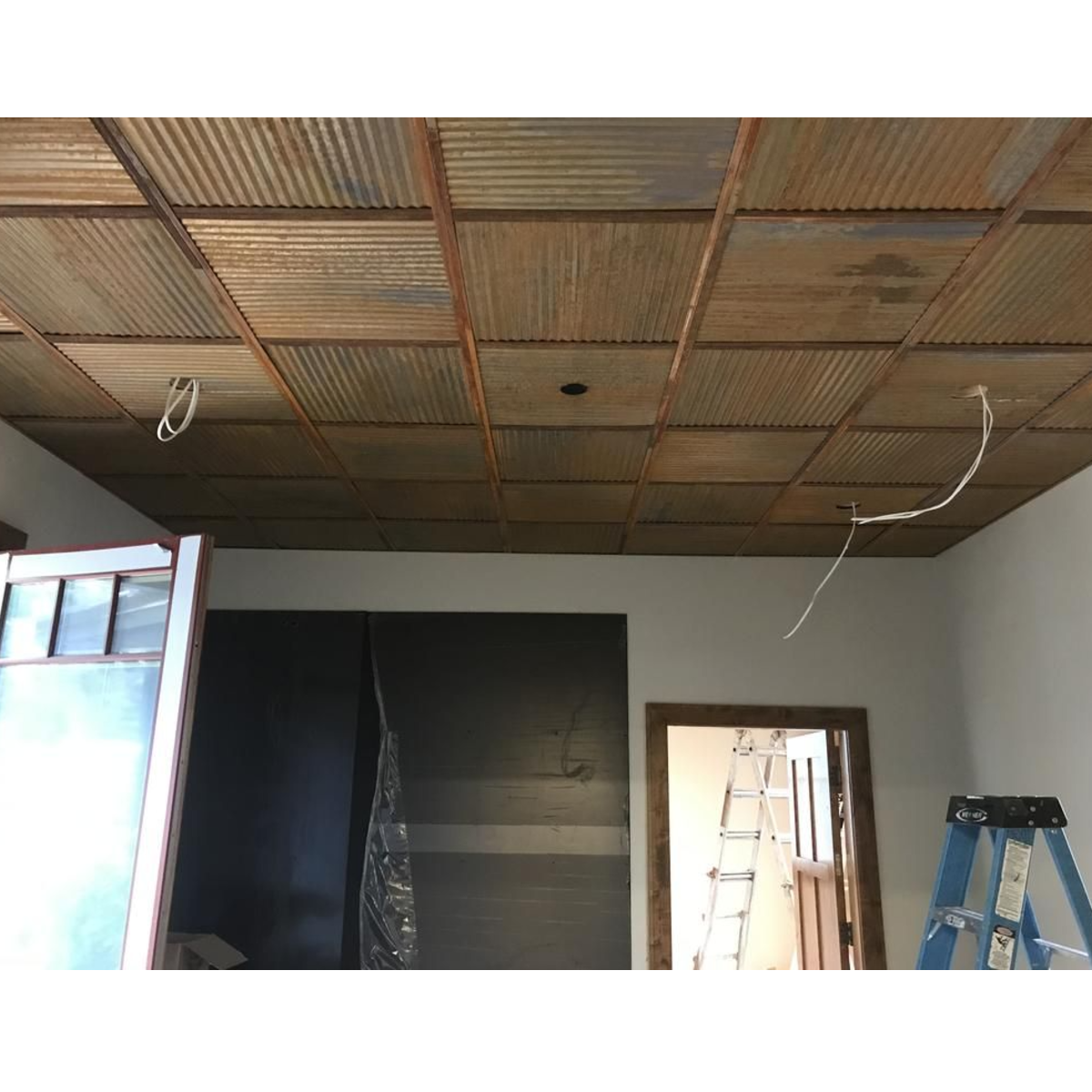 Colorado Corrugated Metal Ceiling Tiles