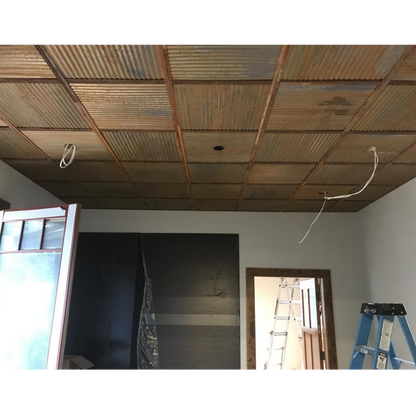 Colorado Corrugated Metal Ceiling Tiles