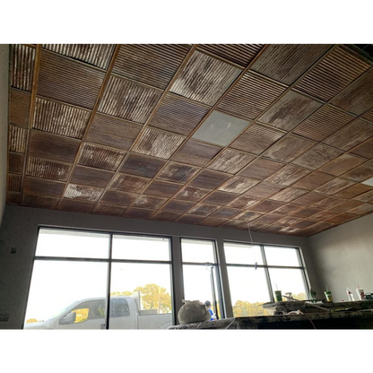 Colorado Corrugated Metal Ceiling Tiles